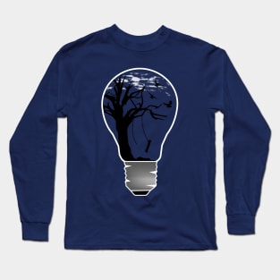 Light Bulb Tree Long Sleeve T-Shirt